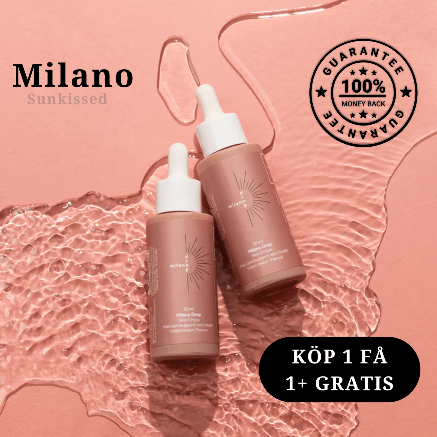 Milano Drops – Din snabba väg till en strålande tan